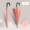24 Bone Straight Handle Big Umbrella Water Blossom Umbrella Large Female Umbrella for Two Persons Long Handle Straight Umbrella Male Strong Rain