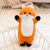 Non-shedding Baby Doll Fox Stuffed Animal with Sound, Cartoon Plush Bear Squirrel Toy, Hands-on Skill Toy Soft Cuddle for Children, Birthday Gift Boys