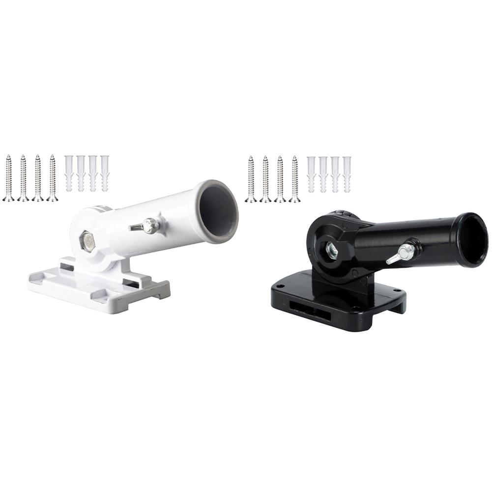 Adjustable Bracket Flag Pole Holder Drainage Hole Feature