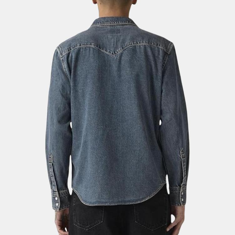 Camisa Manga Comprida Colarinho Botão Único Levis Camisas Masculinas 85744-0103