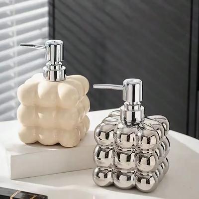 300ml Flüssigseifenspender Presse Getrennte Flasche Badezimmerzubehör Keramik Haushaltsduschgel Shampoo Spenderflasche