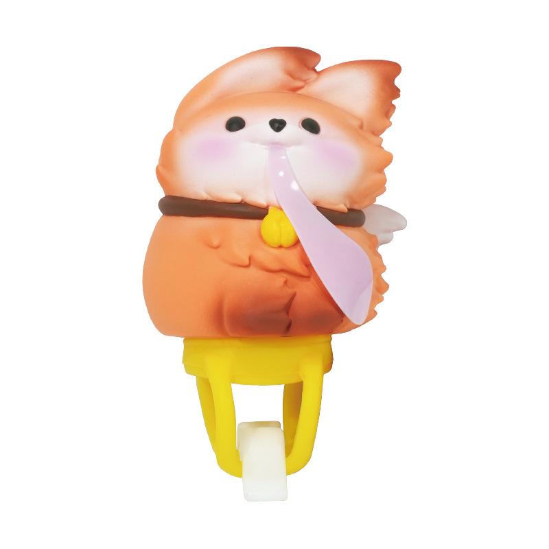 Bicycle Cartoon Cute Figurine Ornaments Featuring Creative Wind-borne Animals, Animals, Electric Vehicles, Motorcycles, Decorative Items.
