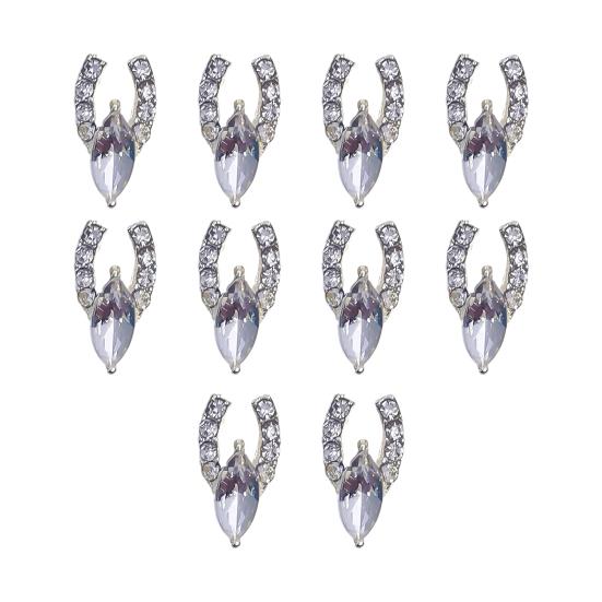 10Pcs/Bag Nail Rhinestones Creative DIY Design Accessories 3D Nail Art Decorations for Nail