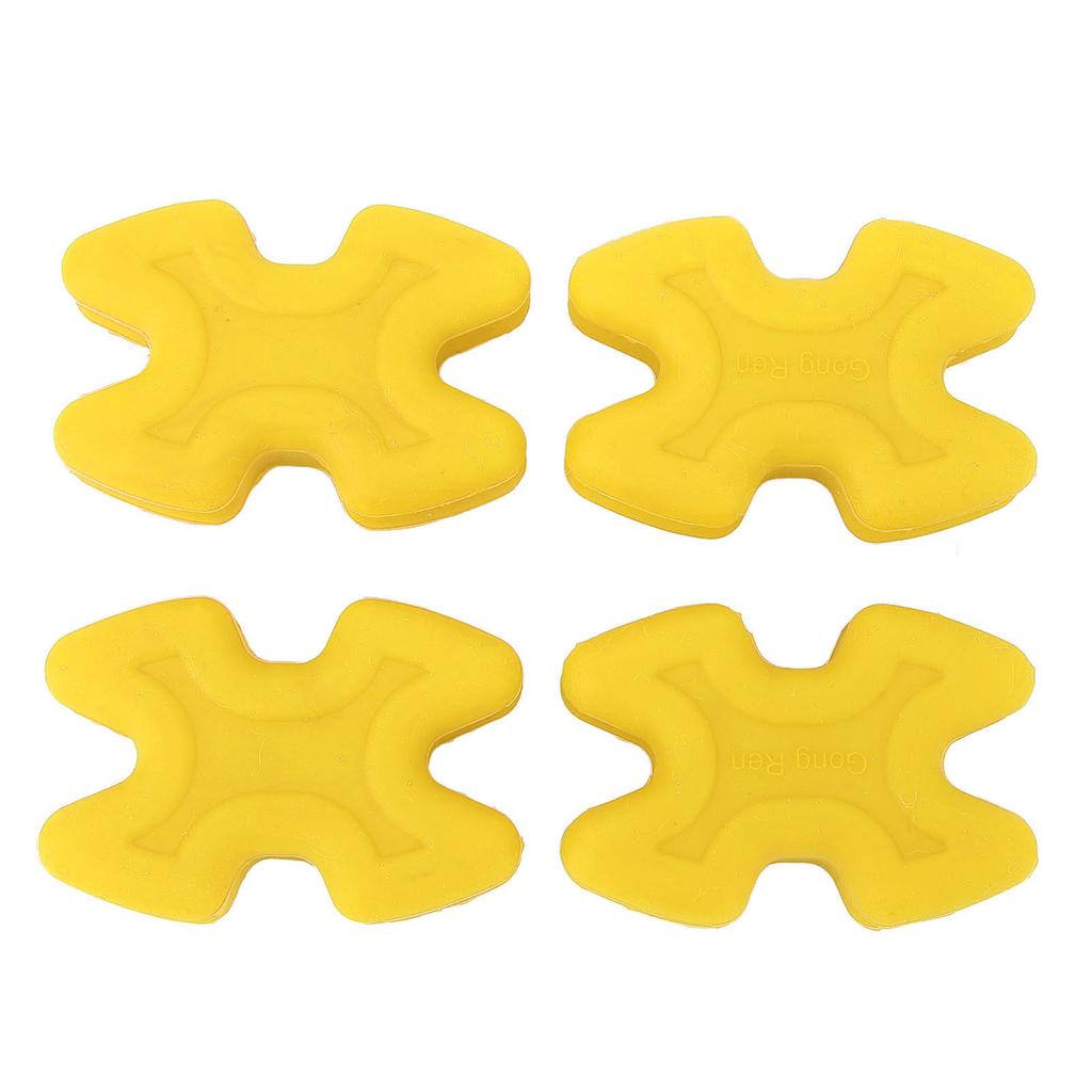 4 Stück Bogen Wurfarm Dämpfer Verschleißfest Gummi Reduzierend Geräusch Vibration Compound Bogen Wurfarm Stabilisator Schalldämpfer Gelb