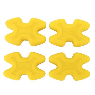 4pcs Bow Limb Dampener Wear Resistant Rubber Reducing Noise Vibration Compound Bow Limb Stabilizer Silencers Yellow