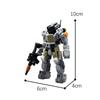 Buildmoc Creative Female Robot Mobile Suit Girl Mecha Armor Mech Model Building Blocks Bricks Toys for Children Kids Gifts