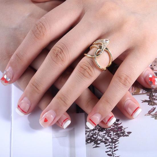 Irregular Fidget Ring Fine Workmanship Sturdy All Match