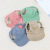 Fashion Big Dog Baseball Cap Durable Corduroy Adjustable Pet Sun Hat for Small Medium Large Dogs Golden Retriever Corgi Supplies