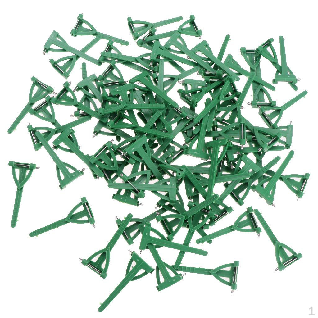 

100 штук 31x67мм Треугольная брошь Ручная работа Корсажные булавки Клипсы Пластик