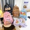 Süßer Nylon-Capybara-Rucksack Große Kapazität Ultraleichte Schultasche Atmungsaktiv Cartoon-Schüler-Schulranzen Kindergeschenk