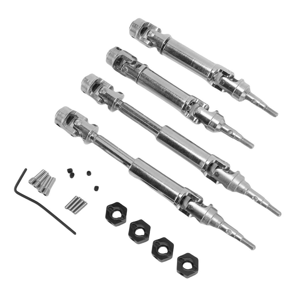 Front Rr CVD Drive Shafts Set Strong Structure Metal Replacement for   ST   1/10 4X4 Brushless Rc Car