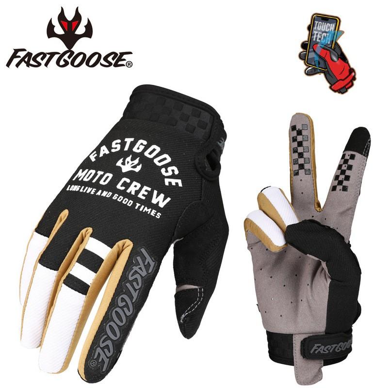 FASTGOOSE Full Finger Touchscreen Cycling Gloves Mountain Bike Road Motorbike Use Small
