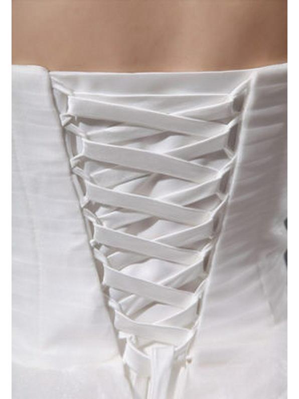 

Three-Piece Multi-Color Satin Wedding Dress Accessory Set: Back Zipper to Corset Conversion with Panel, Buttons, and Cord.
