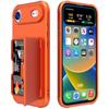 Apple 17 Pro Max Anti-Drop Mirror Stand Case with Side-Opening Card Holder