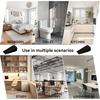 2/4 Pack Anti Slip Heavy Duty Rubber Door Stopper - Multifunctional Home/Office Door Stopper for Wooden Floor, Smooth Tiles