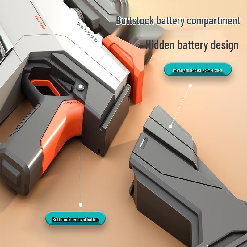 Electric Handheld Water Gun Toy with One-Key Absorption, Large Capacity & Long-Range, Perfect for Boys' Water Fights