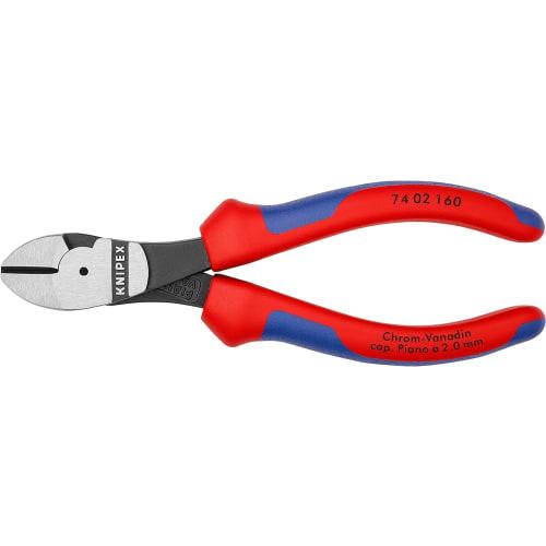 Knipex 7402-160 Heavy-Duty Diagonal Cutting Pliers (for Hard Wire) (SB)