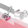 Designer Charms 925 Sterling Silver Tortoise Panda Unicorn Clip Beads with Clear CZ Bead Charms for Reflection Bracelet Jewelry