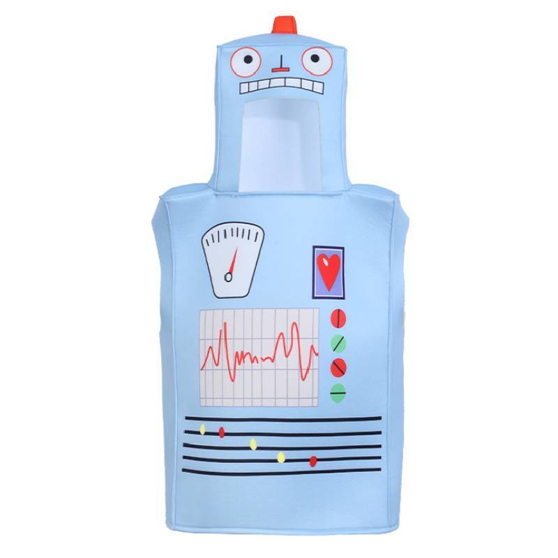 Robot Cosplay Costume For Children With Polyester Fabric For Halloween Role Play