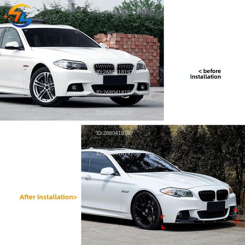 For BMW 5 Series Bmw F10 F11 2011-2017 Front Lip Front Forklift Sticker Corner Modification Accessories Spoiler