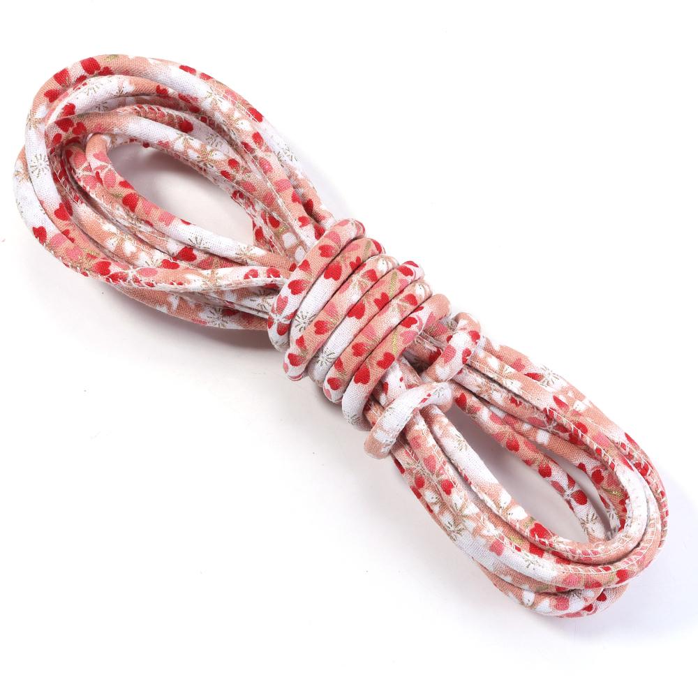 5Yards 6mm Round Cotton Cords Colorful Festive Ethnic Style Rope For Jewelry Making DIY Crafts Clothing Sewing Bracelet Supplies