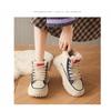 Women's Winter Fashion Casual Trend With Plush Insulation High Top And Height Increasing White Shoes