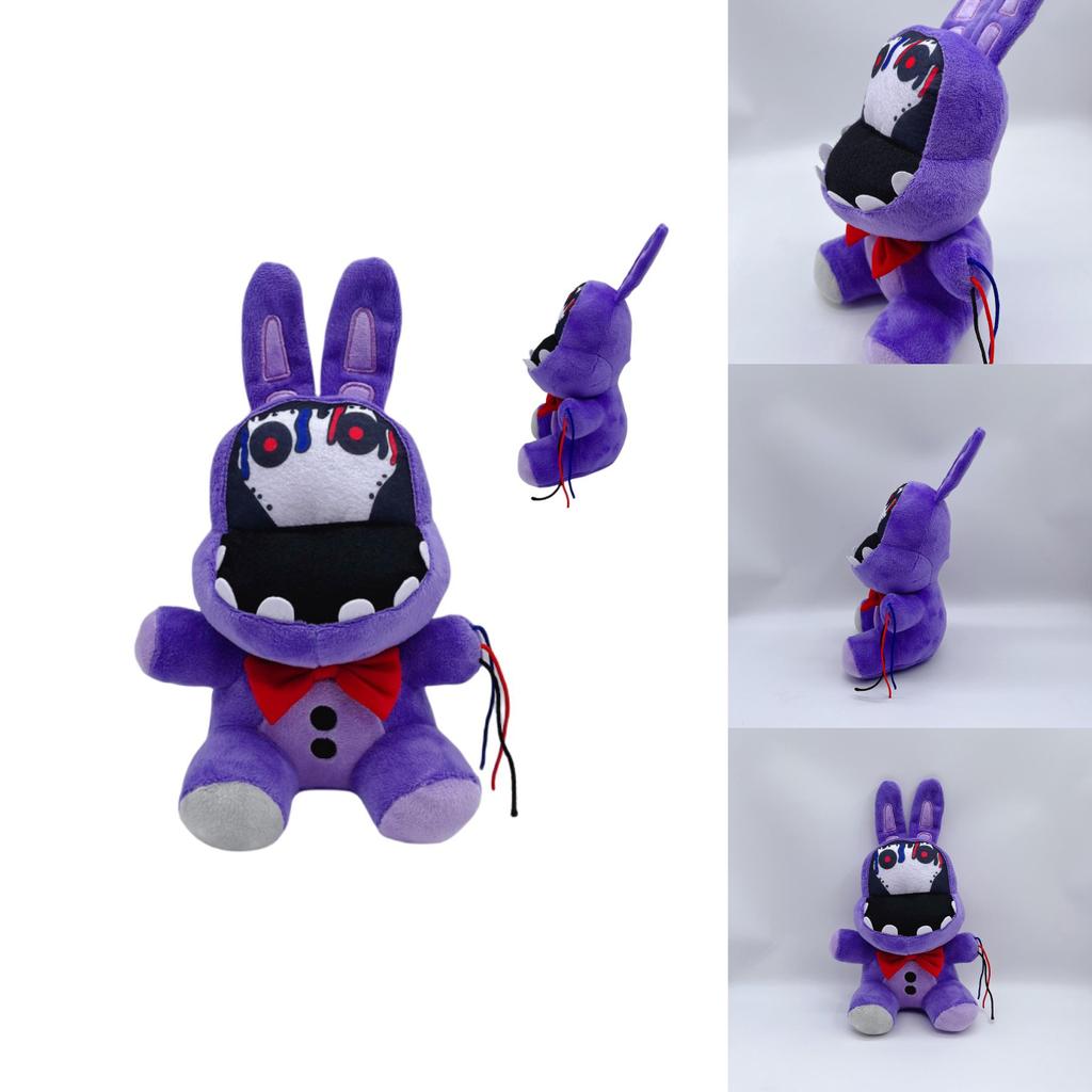 Cute Fnaf Series Midnight Bear Skeleton Purple Rabbit Plush Toy Animal Category