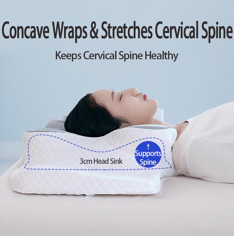 Memory Foam Pillow Cervical Orthopedic Pillow Relaxing Cervical Slow Rebound Ergonomic Pillow Orthopedic