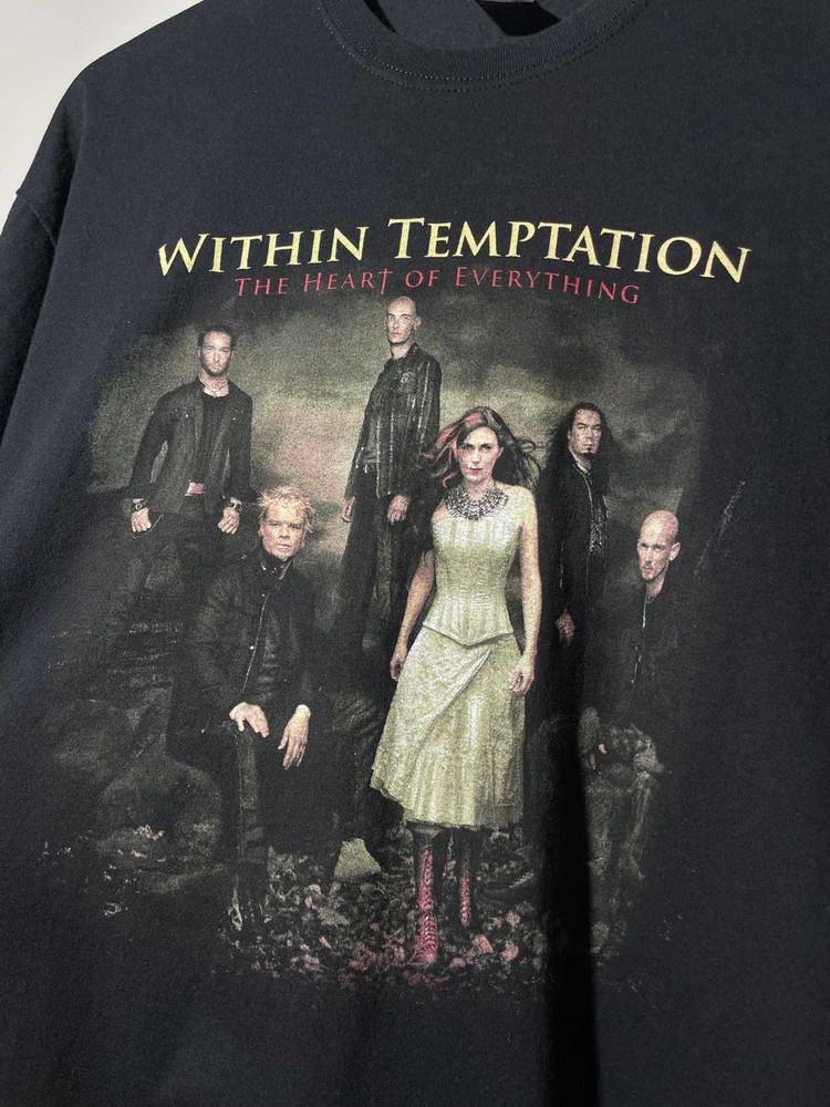 Vintage Within Temptation Band Tour 2007 T-shirt S-5XL  PN101   Unisex T-Shirt M