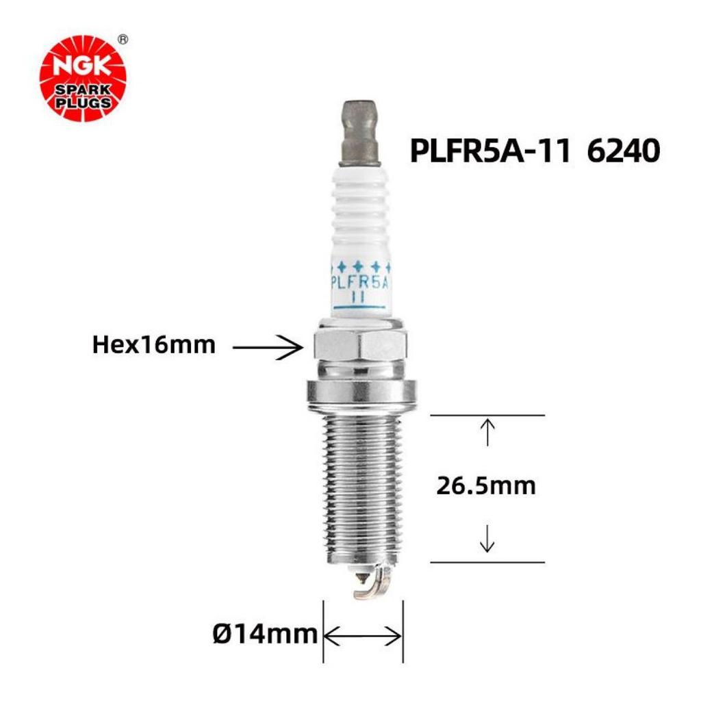 NGK Double Platinum Spark Plug PLFR5A-11 6240 for Vitara, Teana, Infiniti