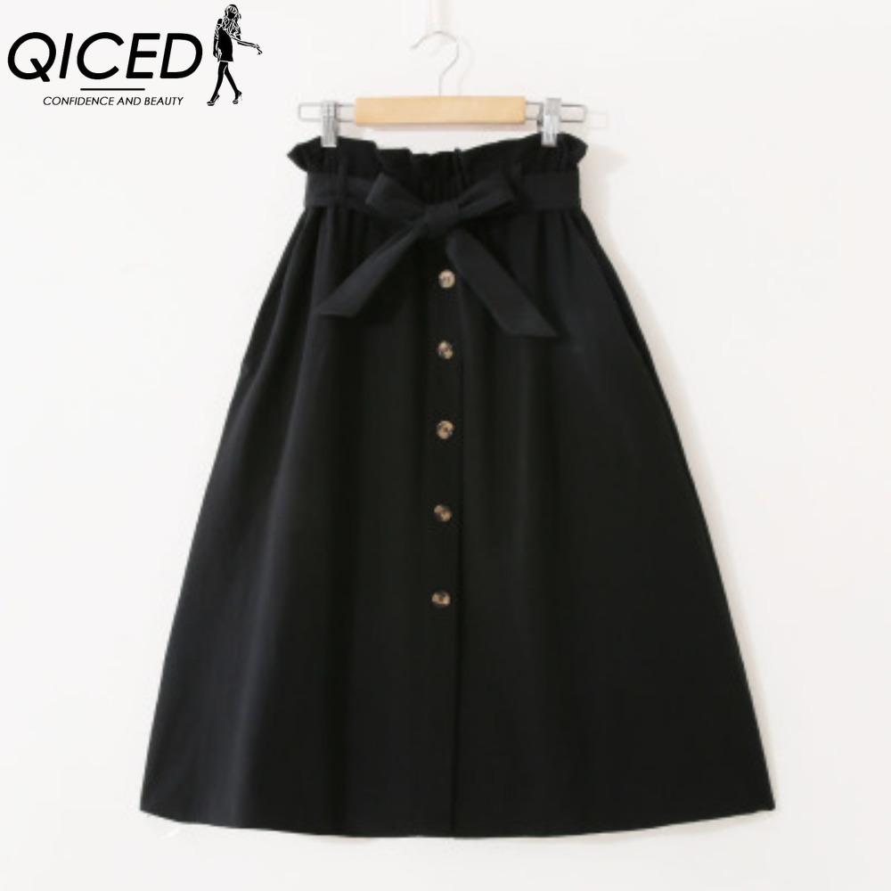 QICED Women's Fashion Casual Summer Spring Skirt