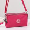 Fashion Ladies Crossbody Bag Large Capacity Single Shoulder Bag with Three Zippers Phone and Loose Change Storage Bag