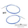 Outboard Inboard 2PCS 8FT 3 Shift Throttle Control Cable Universal For Yamaha