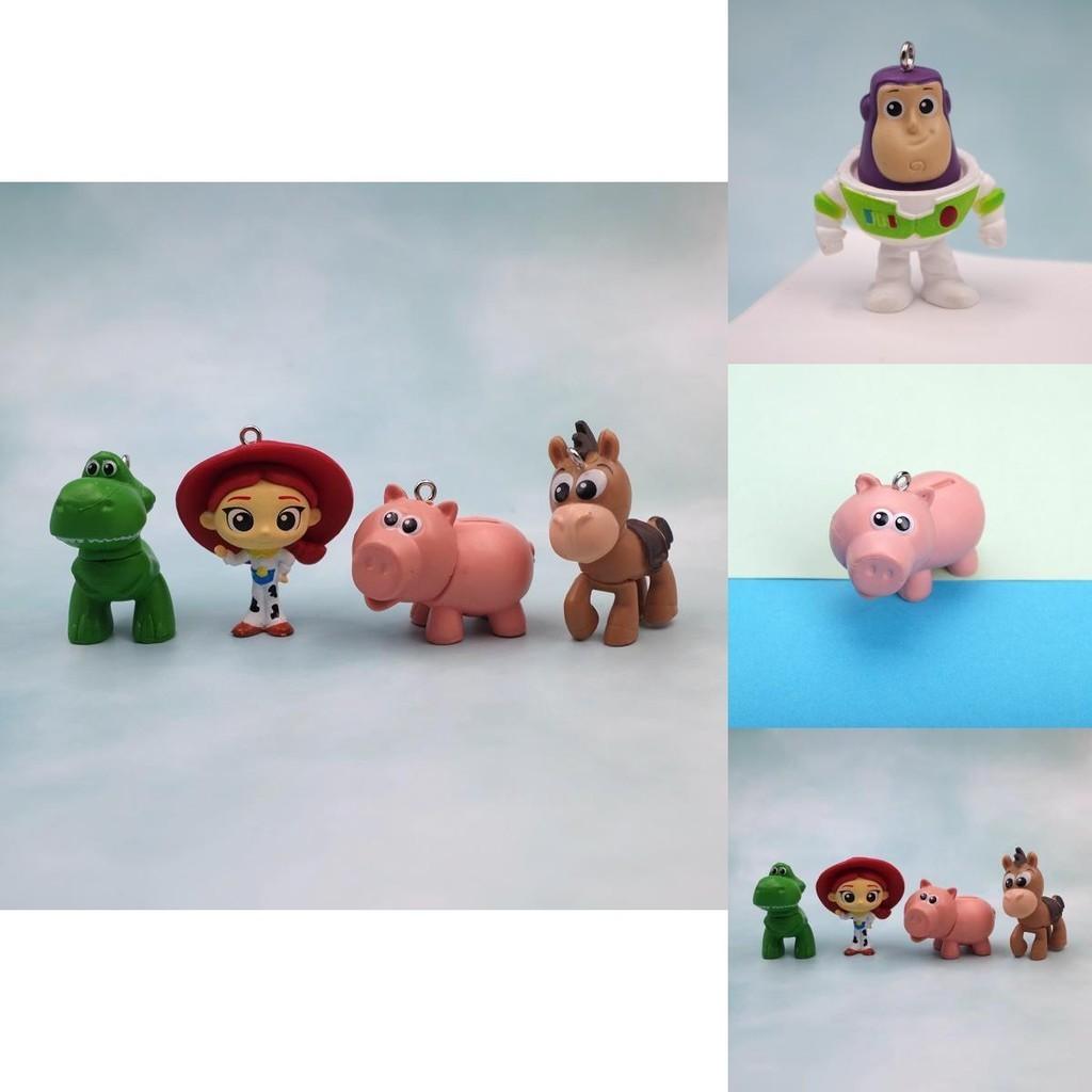 Pig Dragon Astronaut Bear Pvc Twisted Egg Toy Diy Patch Material Keychain Pendant Cartoon Style Static Display Non-filling Characters)