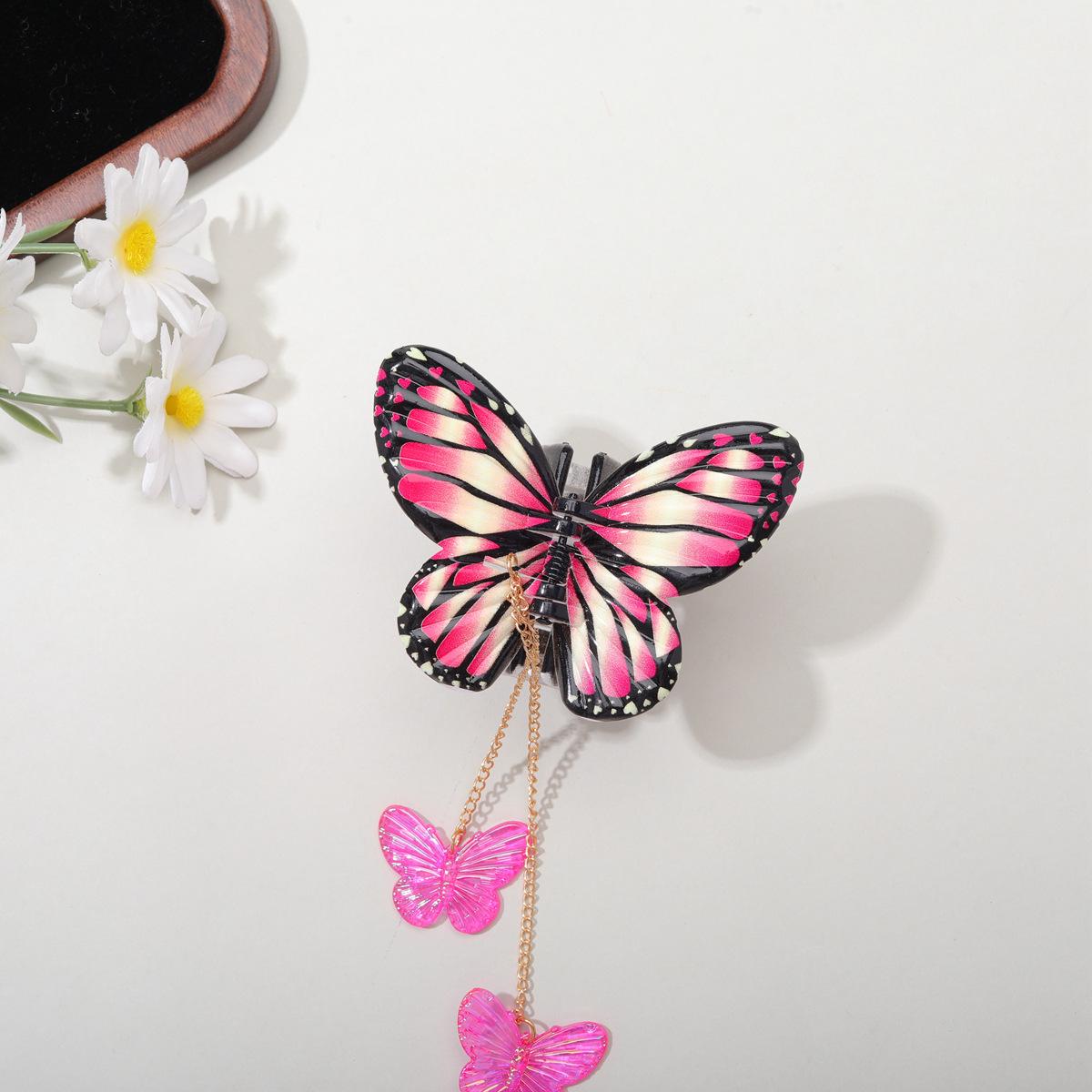 

Fashionable Tassel Butterfly Claw Clip - Stylish High-End Hair Accessory