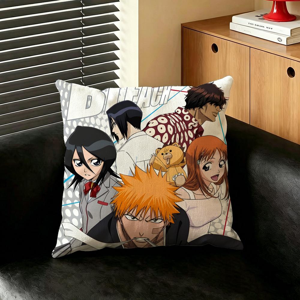 Anime BBLEACH Cushion Cover Creative Pillowcases for Interior Decoration Office Living Room Home Car Hot