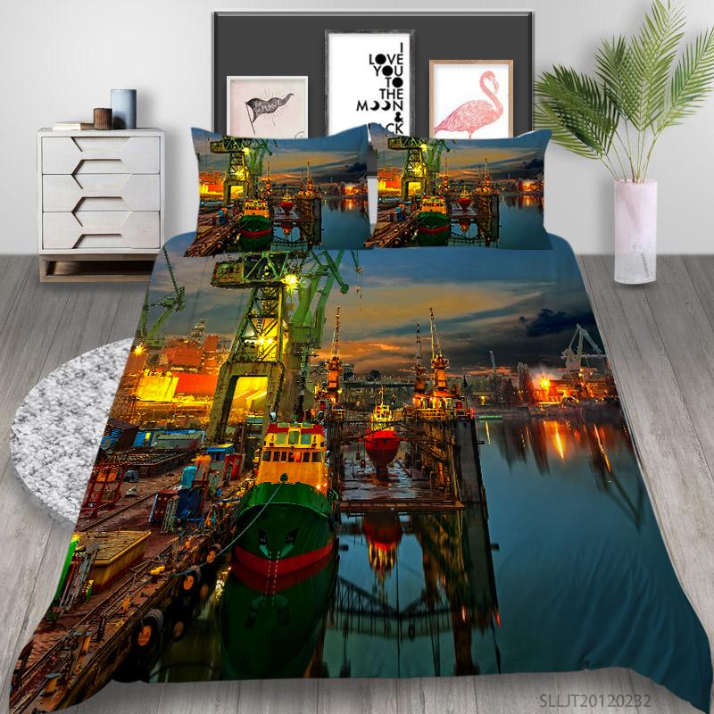 Vehicle Duvet Cover Roats Style Home Bedspreads King Queen Size Bedding Fashion Quilt Cover Woman Man Bedding Sets