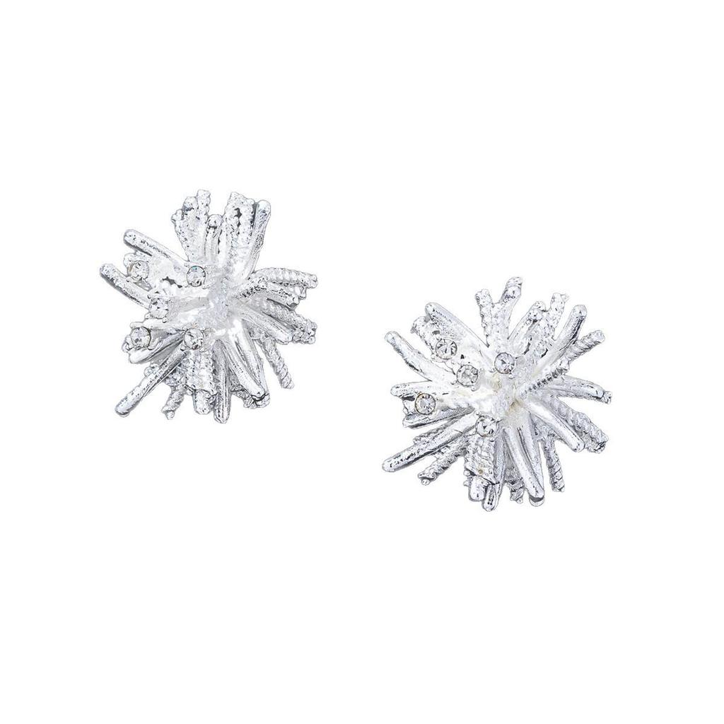 Elegant French Summer Fireworks Stud Earrings - High-End Luxury for Women