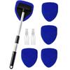 Telescopic Microfiber Car Window Cleaning Brush & Scraper