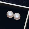 Elegant Vintage Pearl Necklace Earring Set Women Party Wedding Daily Decoration Jewelry