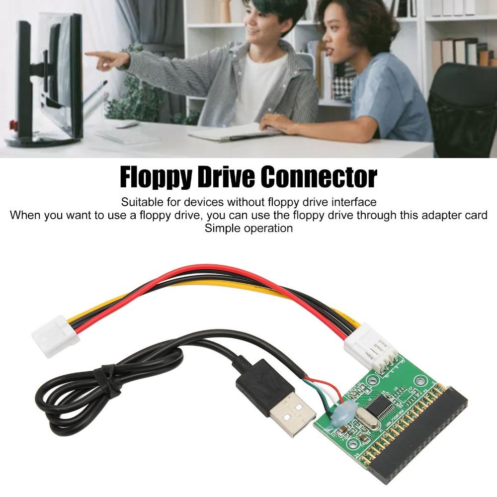 Plug and Play Diskettenlaufwerk Anschluss 34 PIN Kabelanschluss USB Kabel Adapter PC Verbindung