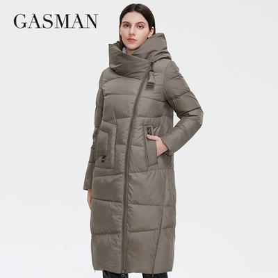 2021 New Winter Down Jacket Women Long Thick Coat Hooded Puffer Warm Female Brand Cotton Clothes Elegant Retro Parka 8197