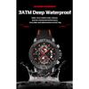 POEDAGAR Sports Men Watches Waterproof Luminous Chronograph Date Military Watch Silicone Strap Quartz Wristwatch Reloj