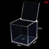 Pleksi Akrilik Cam Plastik Saklama Düğün Hediyesi Şeffaf Akrilik Küp Favor Kutusu