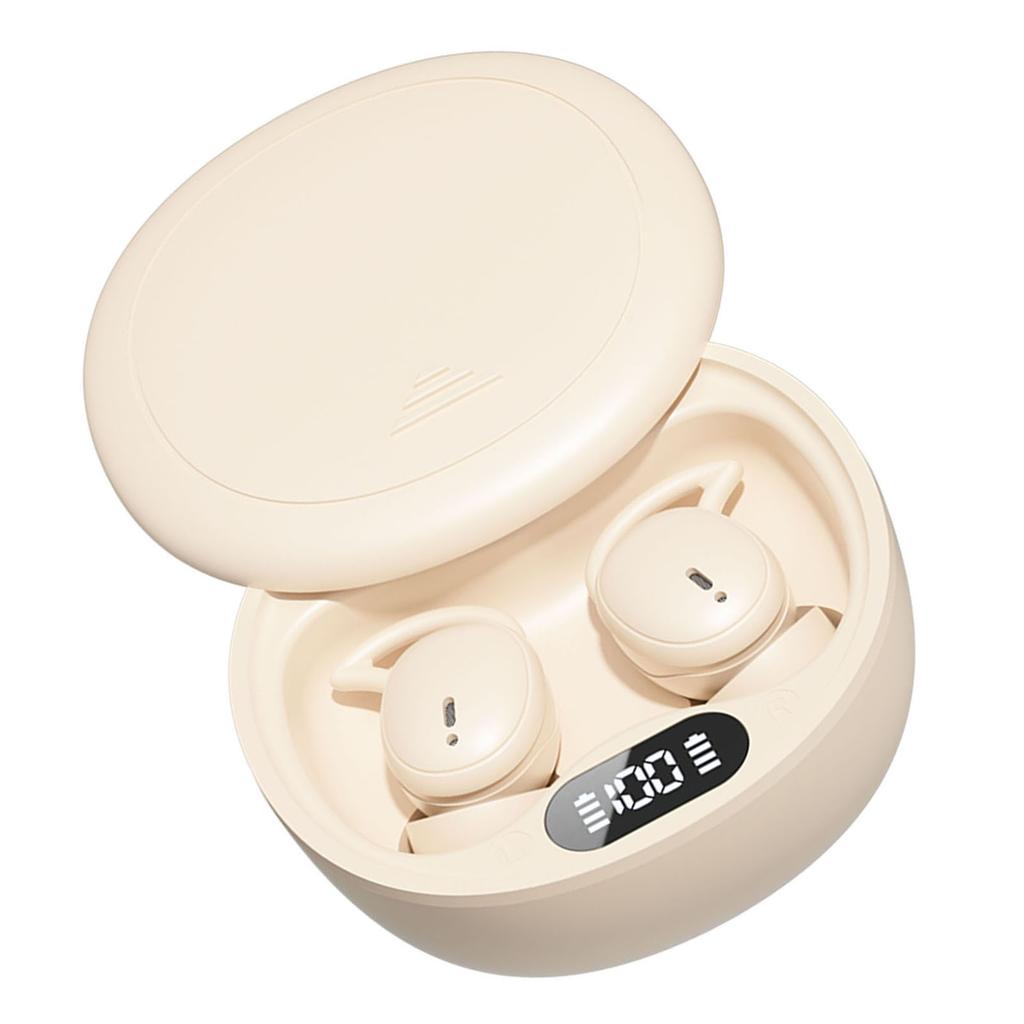 Wireless Earbuds Digital Display Skin Friendly Portable Noise Blocking Earphones for Sleeping