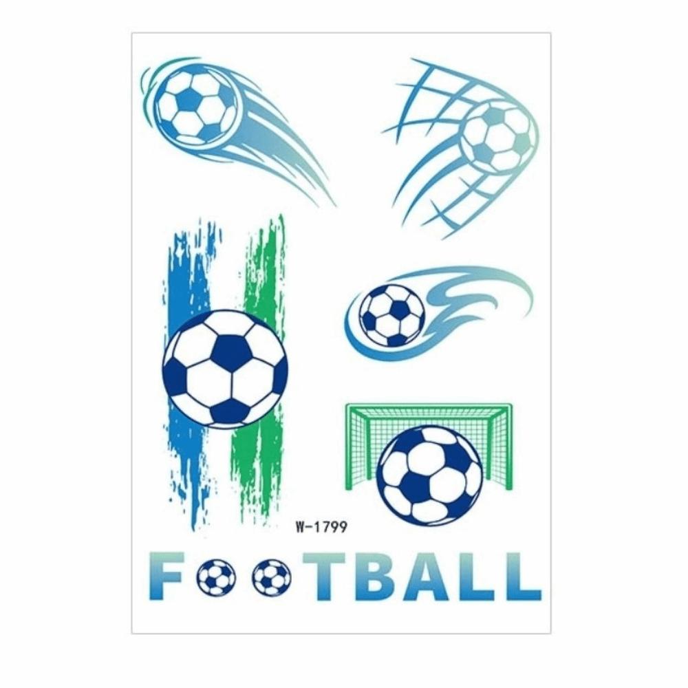 Y2k Spicy Girl Football Tattoo Stickers Featuring Fun Cartoon Ball Instant Decals Abdominal Waist