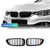 Car Front Bumper Grille Racing Grill For BMW 4 Series F32 F33 F36 M3 F80 M4 F82 12-18 Dual-Slat Glossy Black Accessories