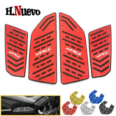 For Yamaha Tmax560 Tech MAX TMAX 560 TMAX530 SX DX Accessories Motorcycle Footrest Pad Cover Foot Rest Mat 4PCS