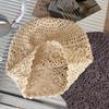 Damen Retro Künstlerische Handgestrickte Wollmütze—Frühling/Herbst Hohl Häkelstil