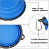 Collapsible Silicone Pet Bowl Portable Travel Dog Cat Bowl Waterproof Pet Feeder for Outdoor Activities Lightweight and Green